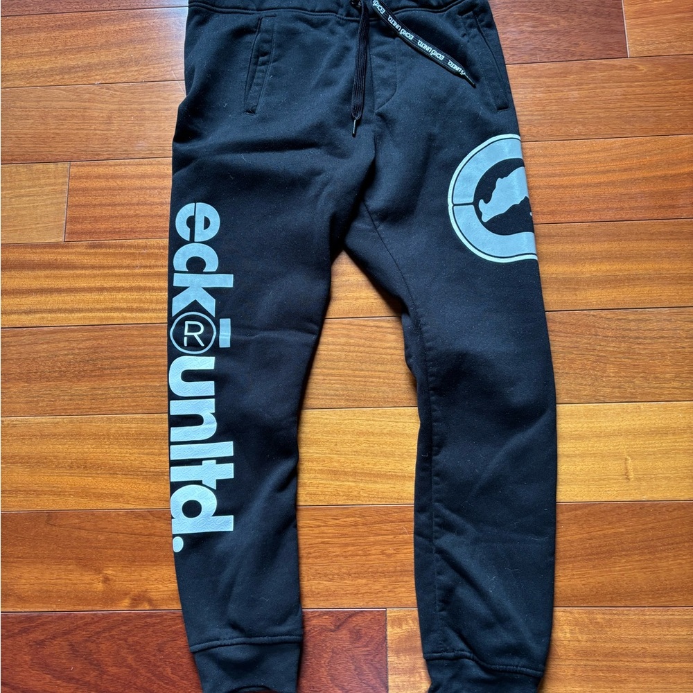 Ecko Unltd Black Joggers with Logo, Men’s